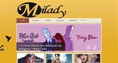 Desktop Screenshot of milady.fr